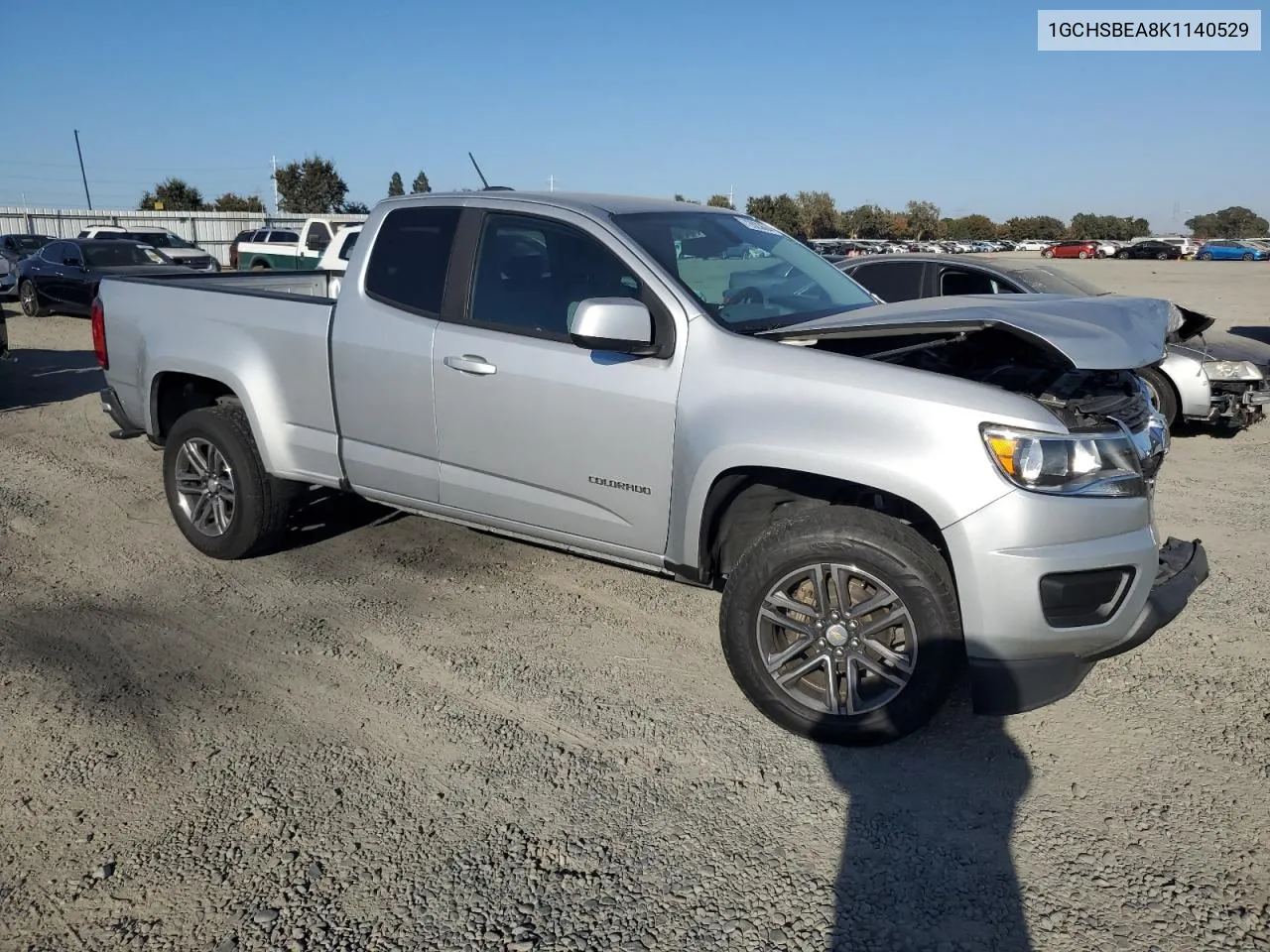 2019 Chevrolet Colorado VIN: 1GCHSBEA8K1140529 Lot: 72823664