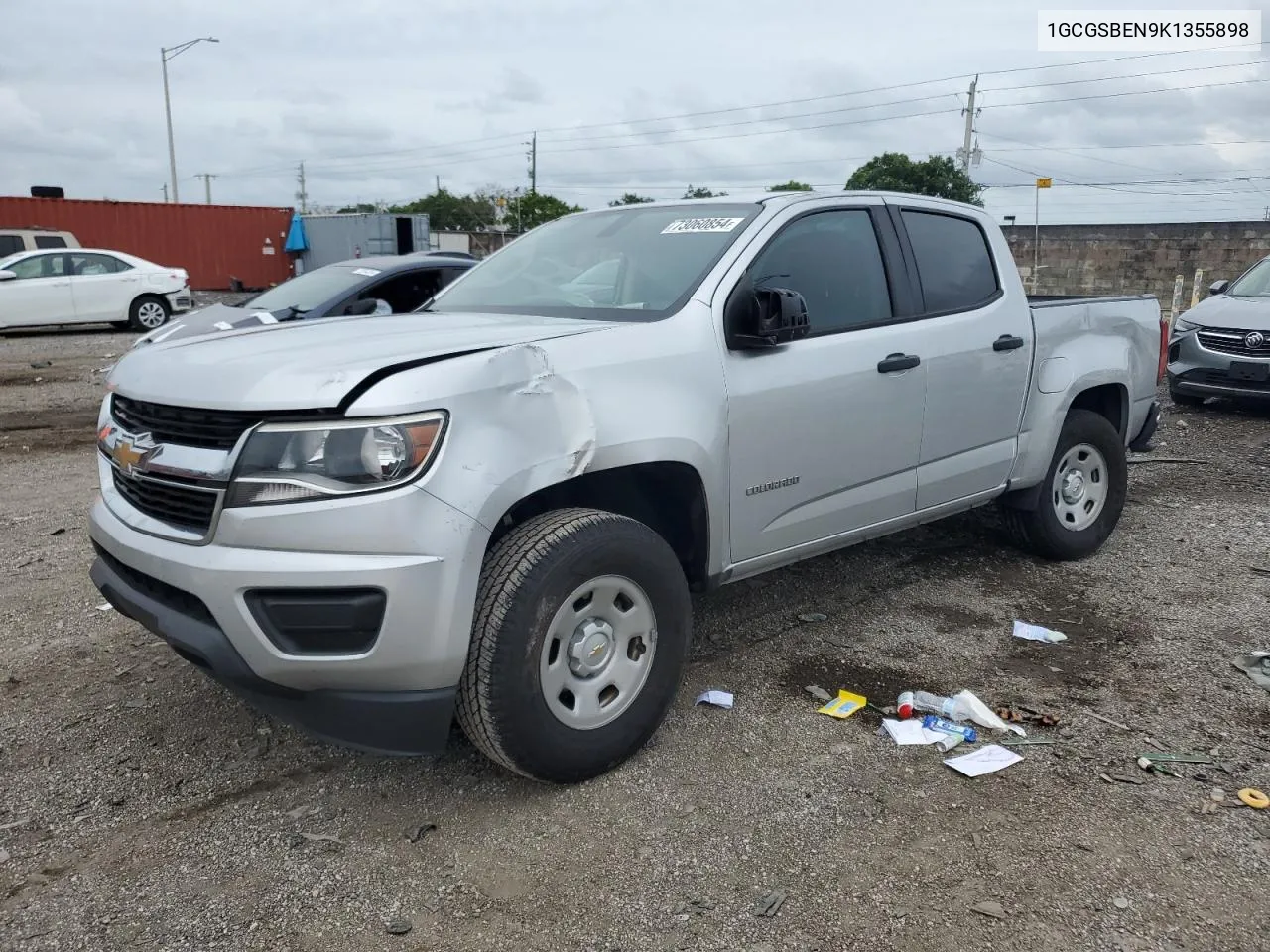 2019 Chevrolet Colorado VIN: 1GCGSBEN9K1355898 Lot: 73060854