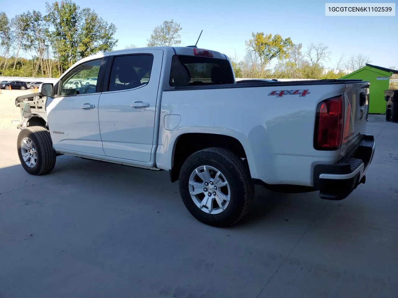 2019 Chevrolet Colorado Lt VIN: 1GCGTCEN6K1102539 Lot: 73089094