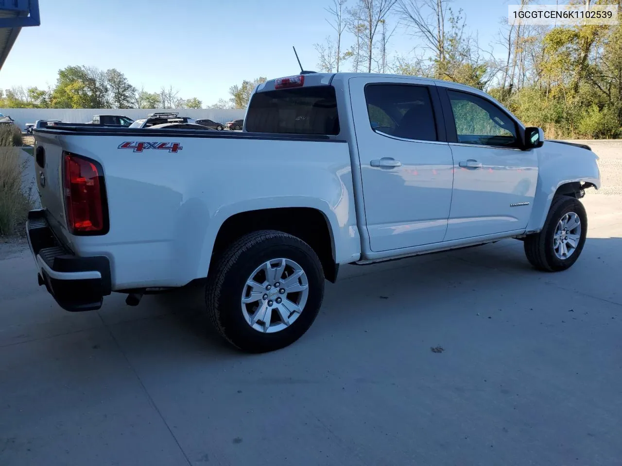 2019 Chevrolet Colorado Lt VIN: 1GCGTCEN6K1102539 Lot: 73089094