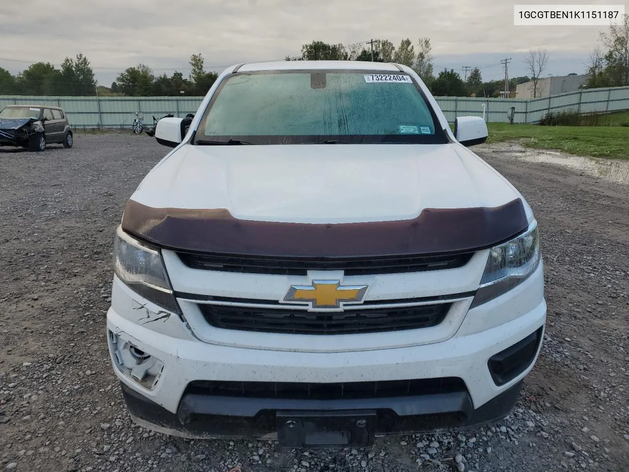 2019 Chevrolet Colorado VIN: 1GCGTBEN1K1151187 Lot: 73222404