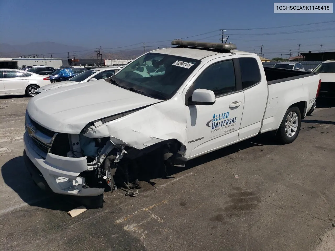 2019 Chevrolet Colorado Lt VIN: 1GCHSCEA9K1148418 Lot: 73254144