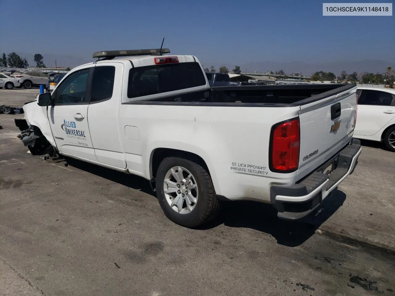 2019 Chevrolet Colorado Lt VIN: 1GCHSCEA9K1148418 Lot: 73254144