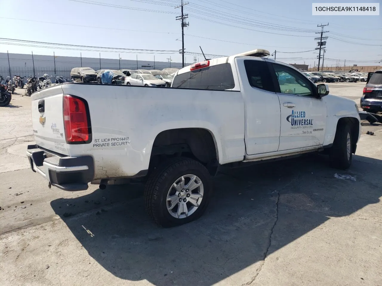 2019 Chevrolet Colorado Lt VIN: 1GCHSCEA9K1148418 Lot: 73254144