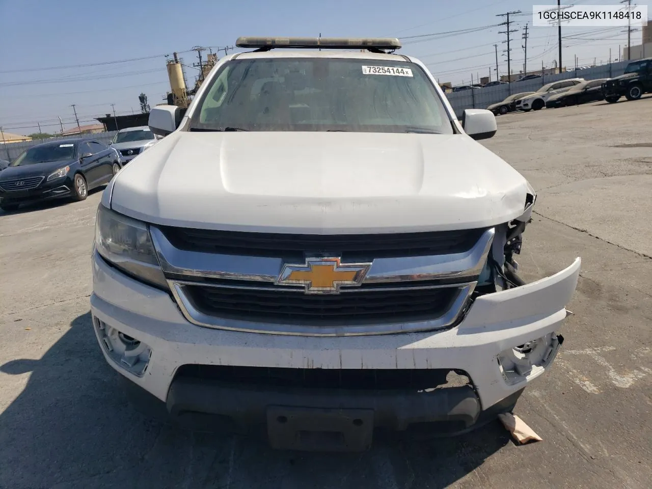 2019 Chevrolet Colorado Lt VIN: 1GCHSCEA9K1148418 Lot: 73254144