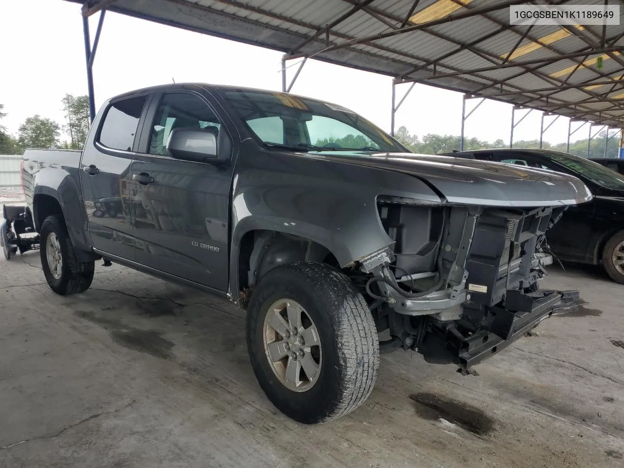 1GCGSBEN1K1189649 2019 Chevrolet Colorado