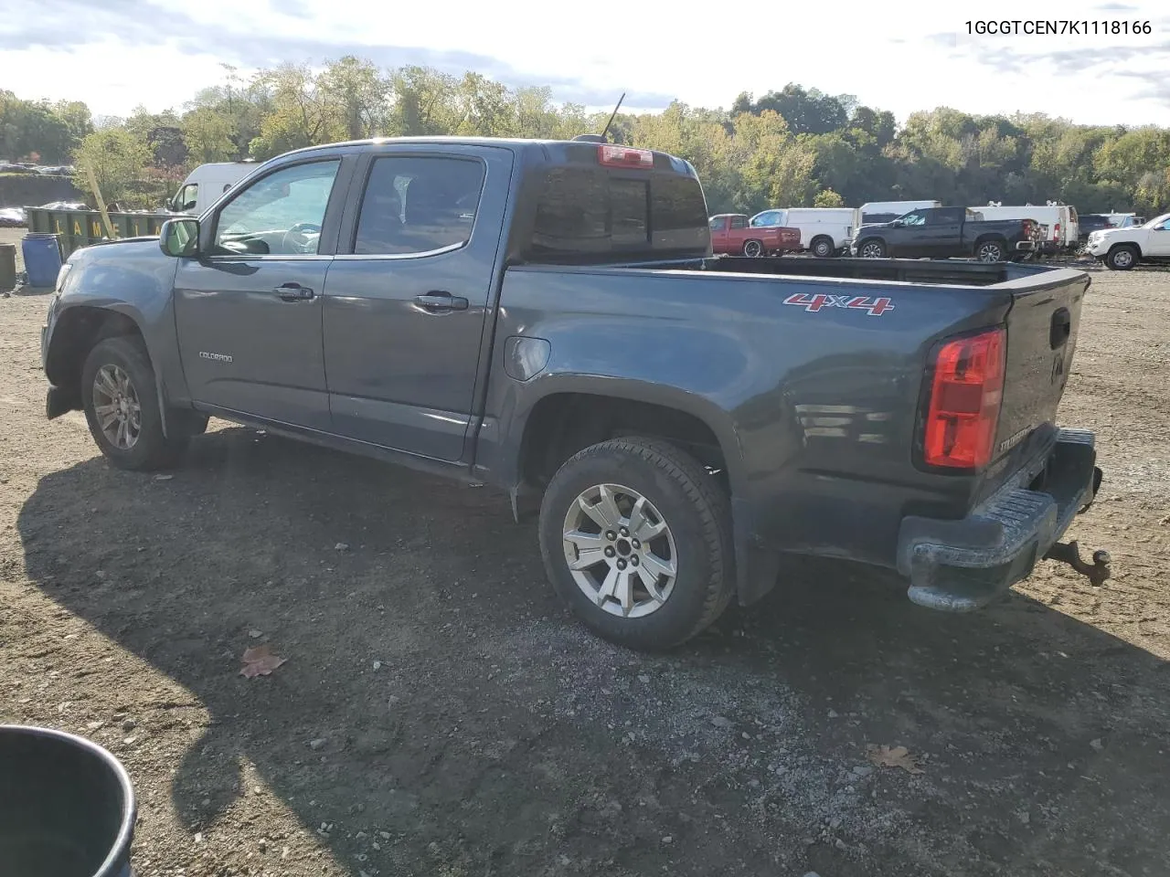 2019 Chevrolet Colorado Lt VIN: 1GCGTCEN7K1118166 Lot: 73881294