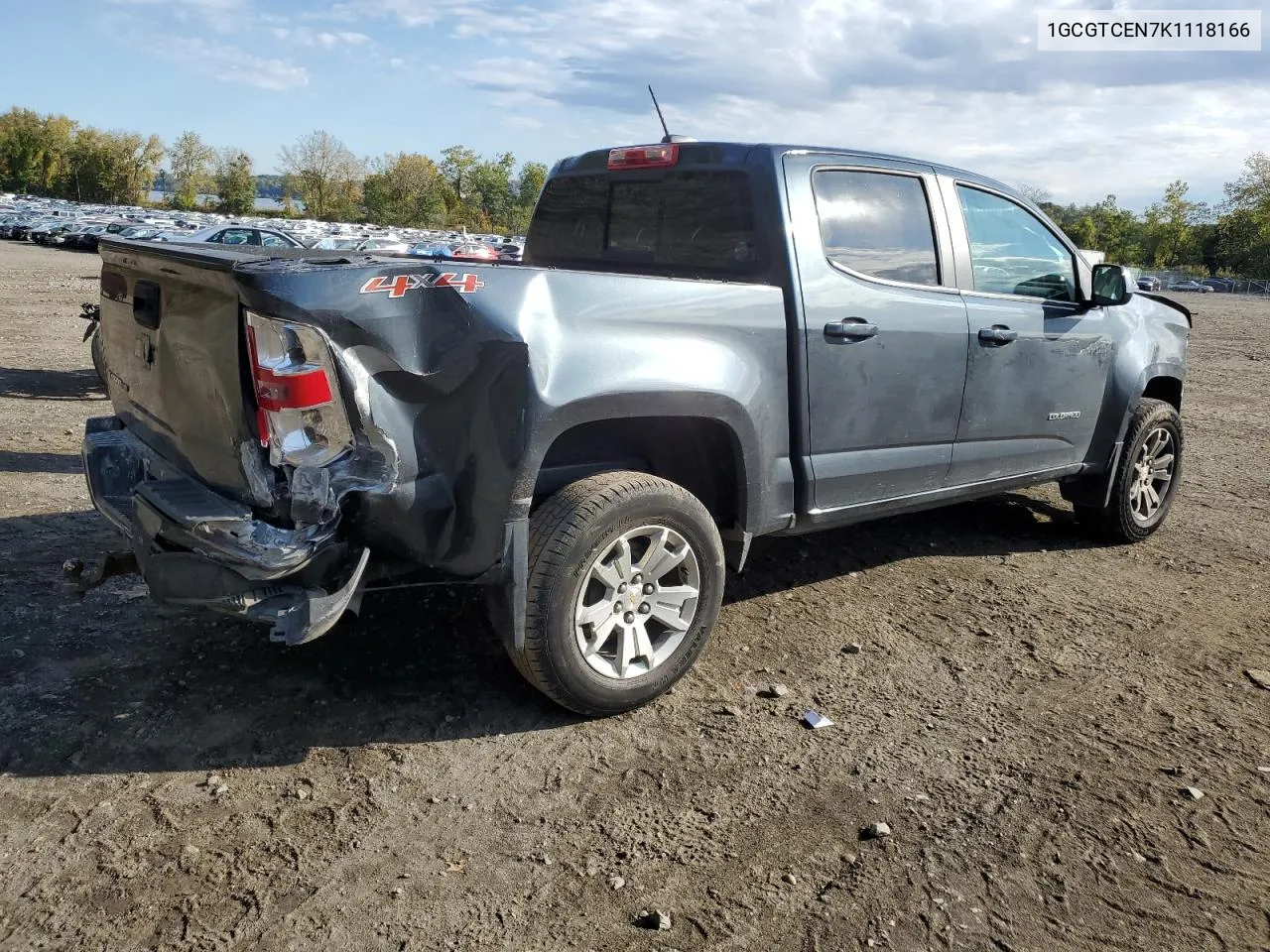 2019 Chevrolet Colorado Lt VIN: 1GCGTCEN7K1118166 Lot: 73881294