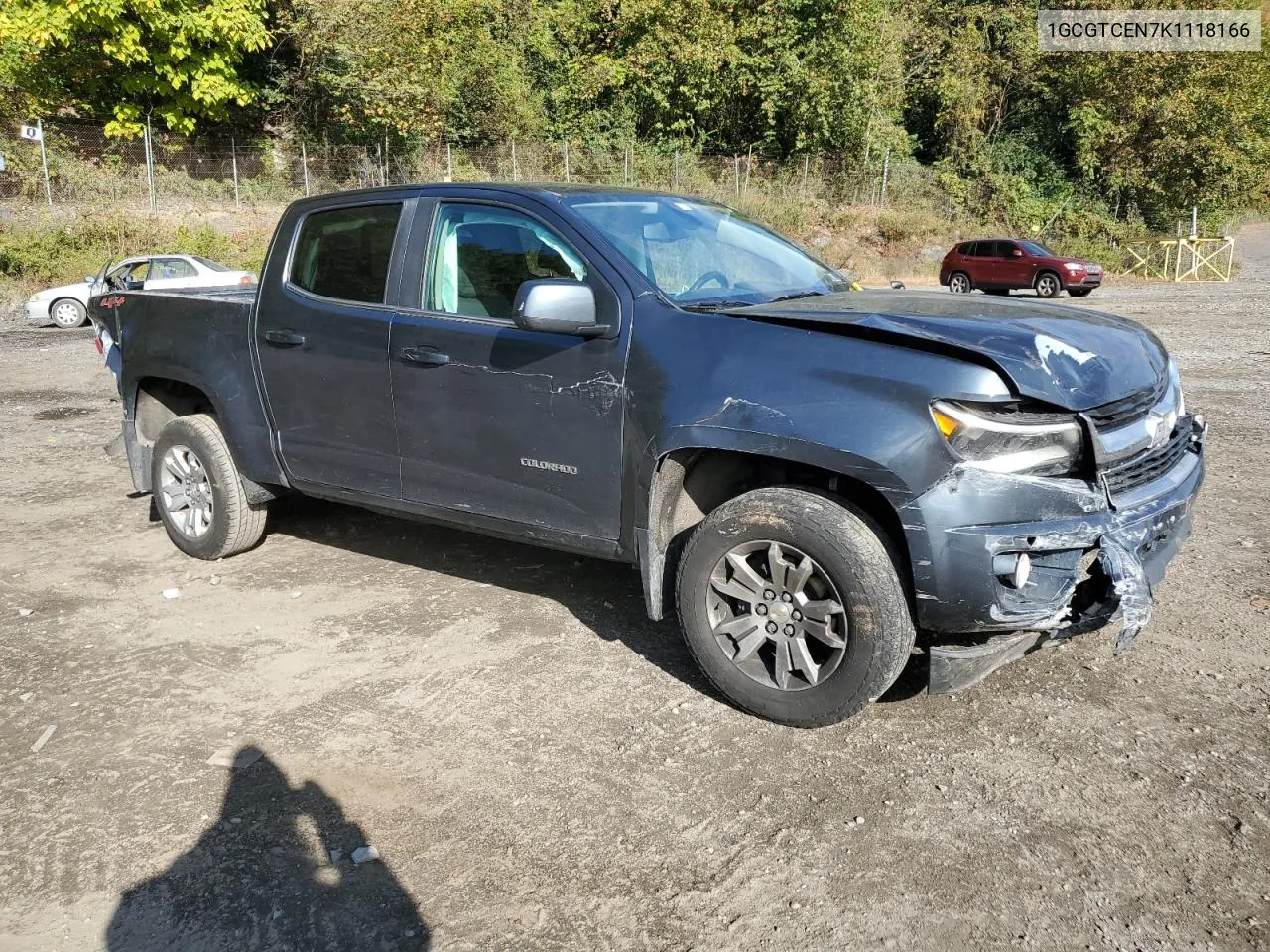 1GCGTCEN7K1118166 2019 Chevrolet Colorado Lt