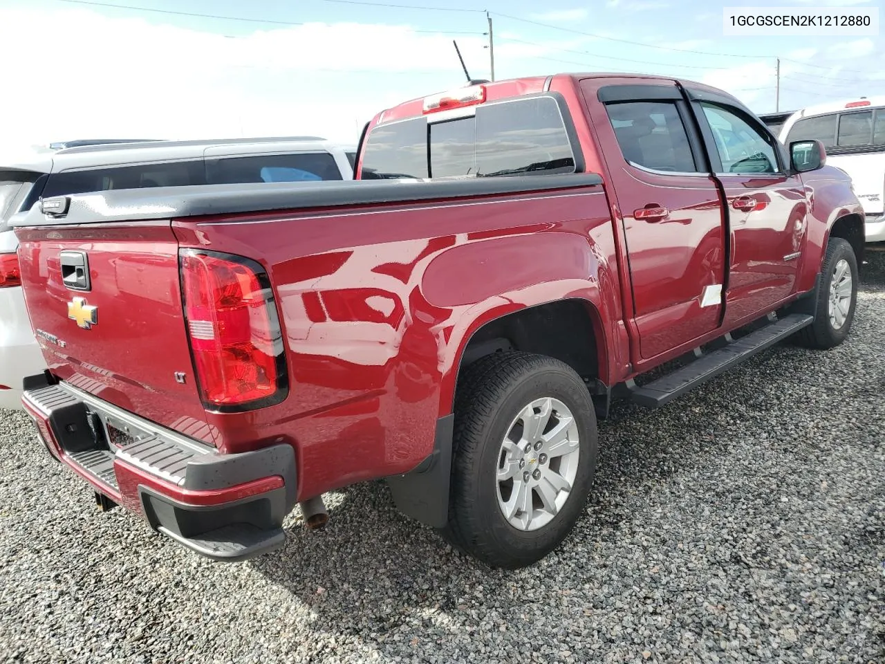 2019 Chevrolet Colorado Lt VIN: 1GCGSCEN2K1212880 Lot: 74052054