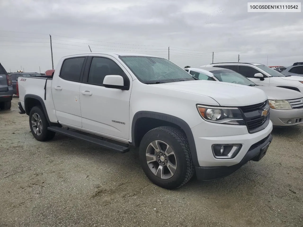 2019 Chevrolet Colorado Z71 VIN: 1GCGSDEN1K1110542 Lot: 74142034