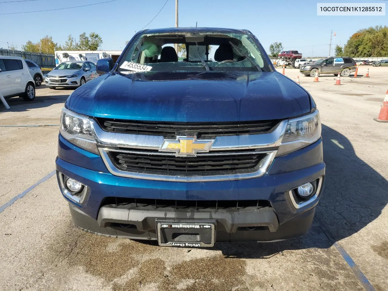 2019 Chevrolet Colorado Lt VIN: 1GCGTCEN1K1285512 Lot: 74535534