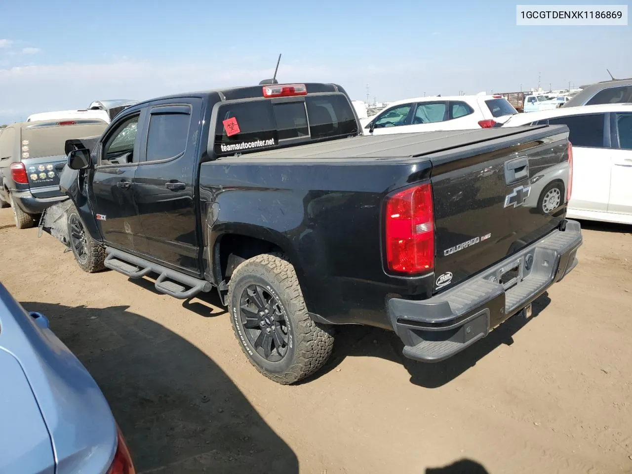 2019 Chevrolet Colorado Z71 VIN: 1GCGTDENXK1186869 Lot: 75132724