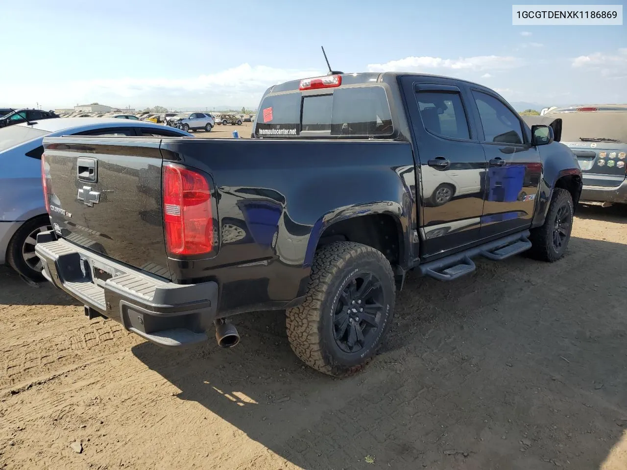 2019 Chevrolet Colorado Z71 VIN: 1GCGTDENXK1186869 Lot: 75132724