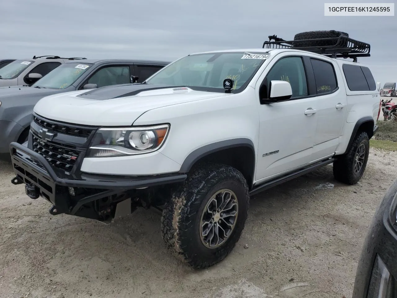 2019 Chevrolet Colorado Zr2 VIN: 1GCPTEE16K1245595 Lot: 75216794