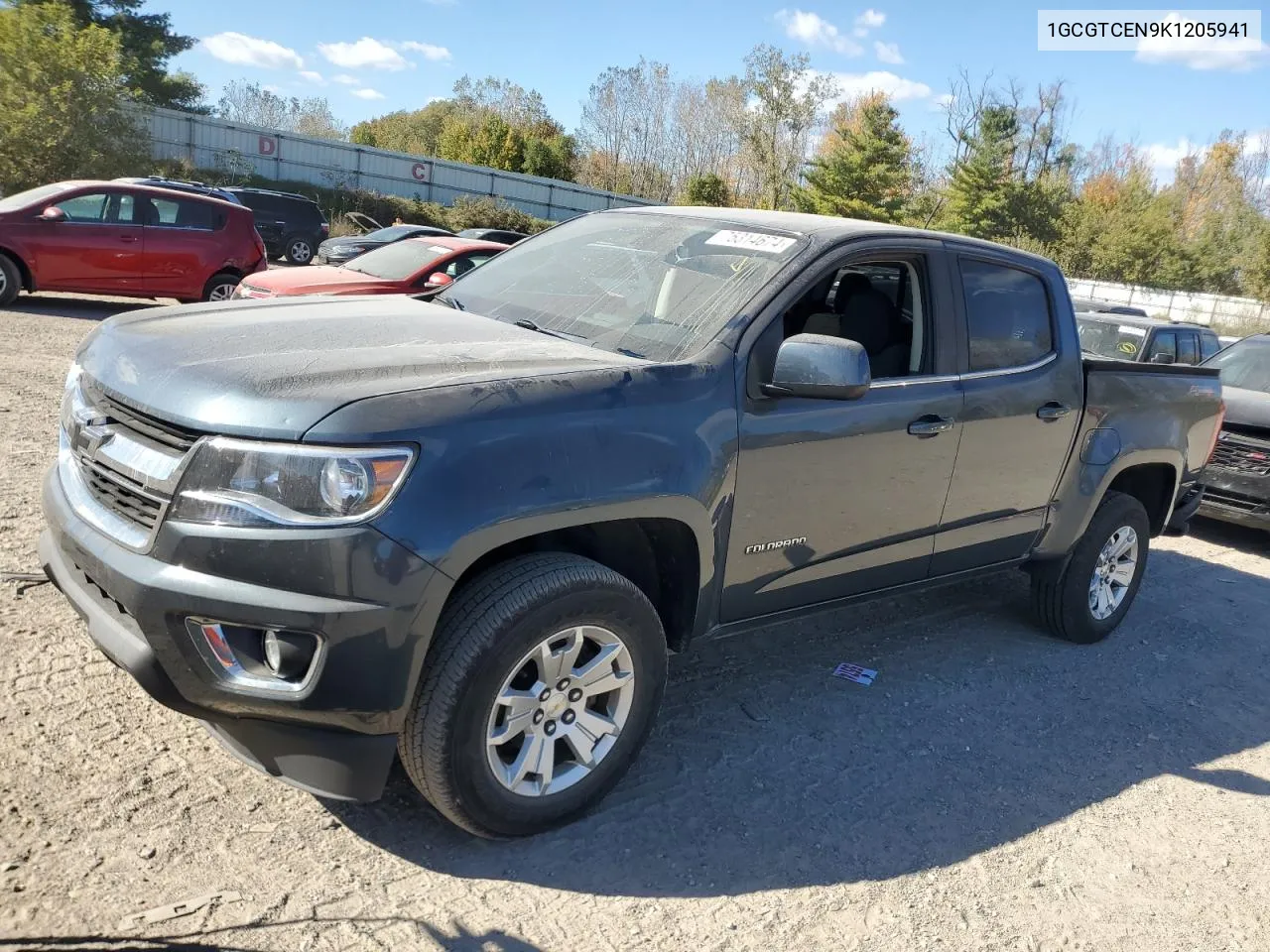 2019 Chevrolet Colorado Lt VIN: 1GCGTCEN9K1205941 Lot: 75314674