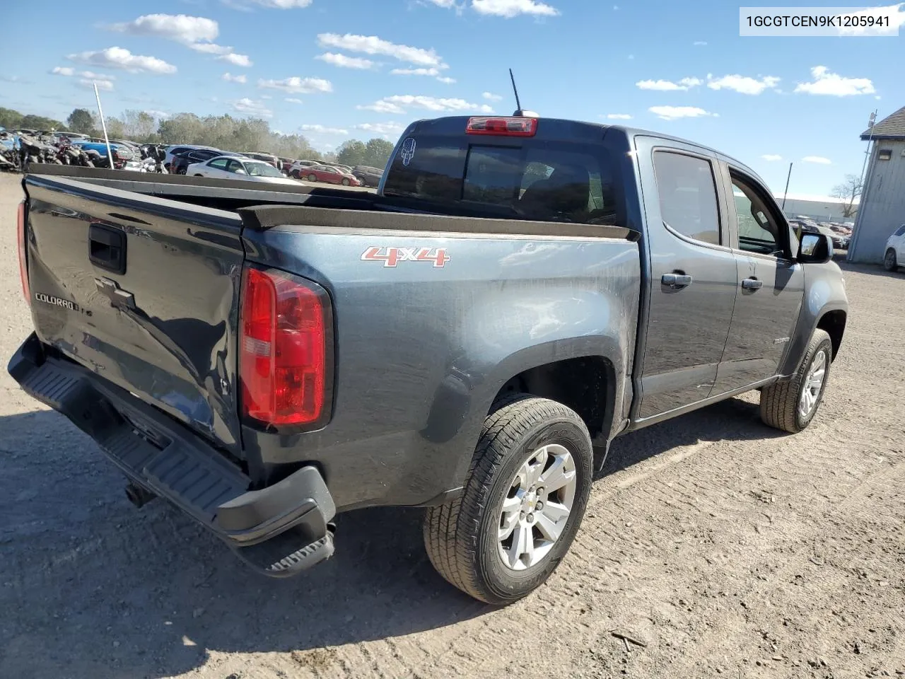 1GCGTCEN9K1205941 2019 Chevrolet Colorado Lt