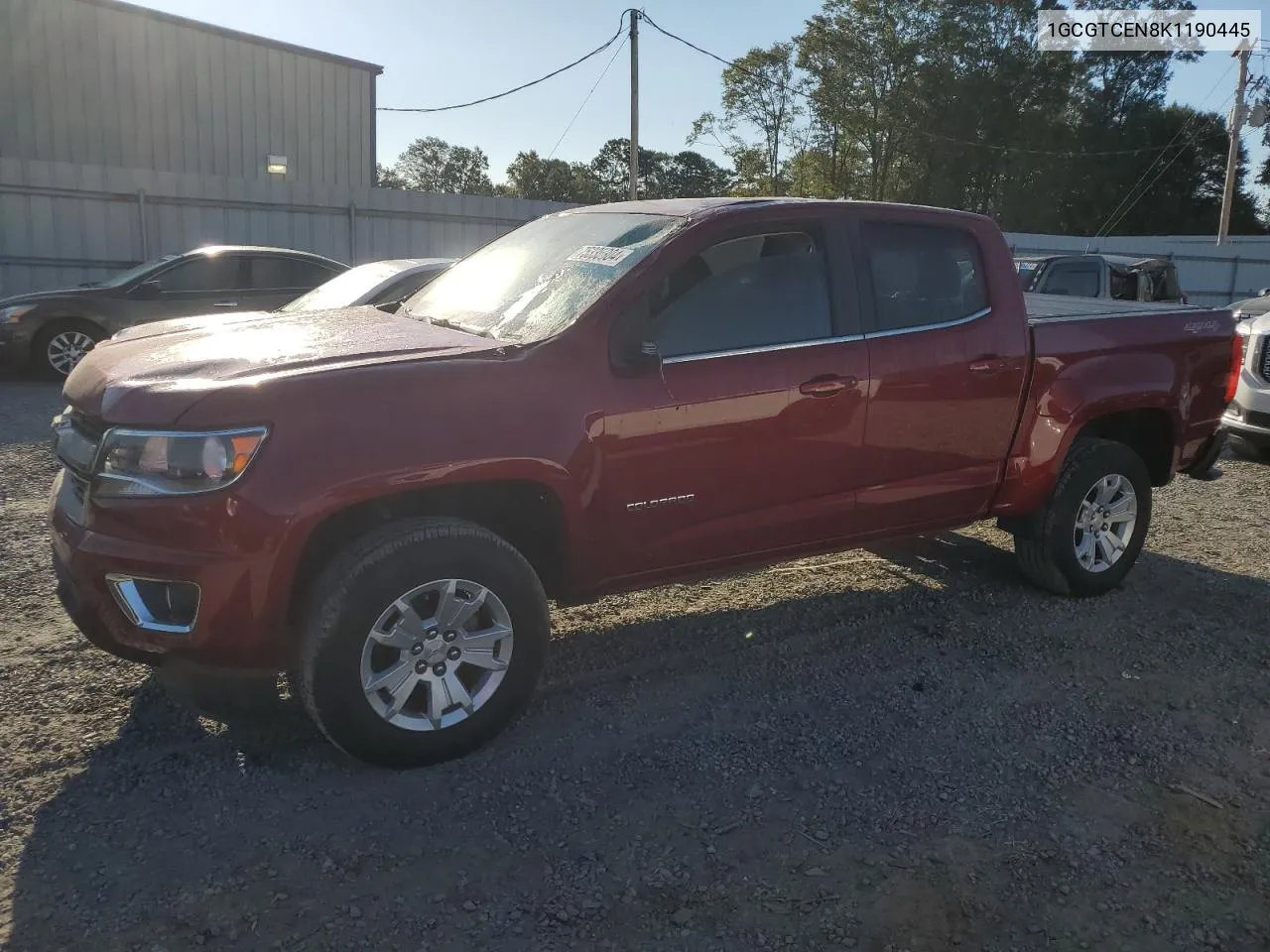 2019 Chevrolet Colorado Lt VIN: 1GCGTCEN8K1190445 Lot: 75335304