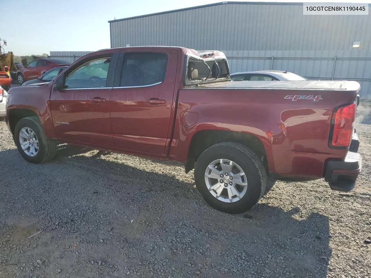 2019 Chevrolet Colorado Lt VIN: 1GCGTCEN8K1190445 Lot: 75335304