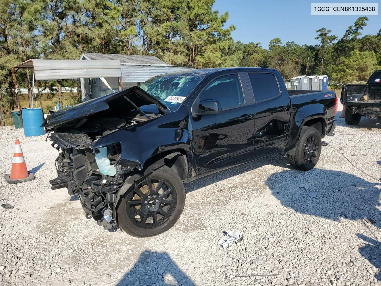 2019 Chevrolet Colorado Lt VIN: 1GCGTCEN8K1325438 Lot: 75410924