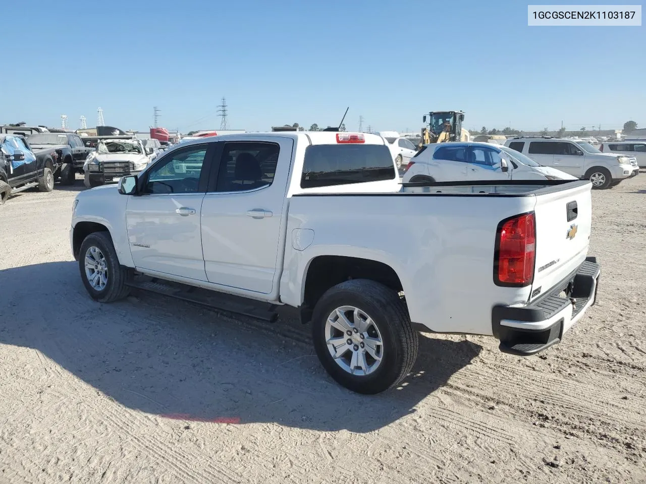 2019 Chevrolet Colorado Lt VIN: 1GCGSCEN2K1103187 Lot: 75484924