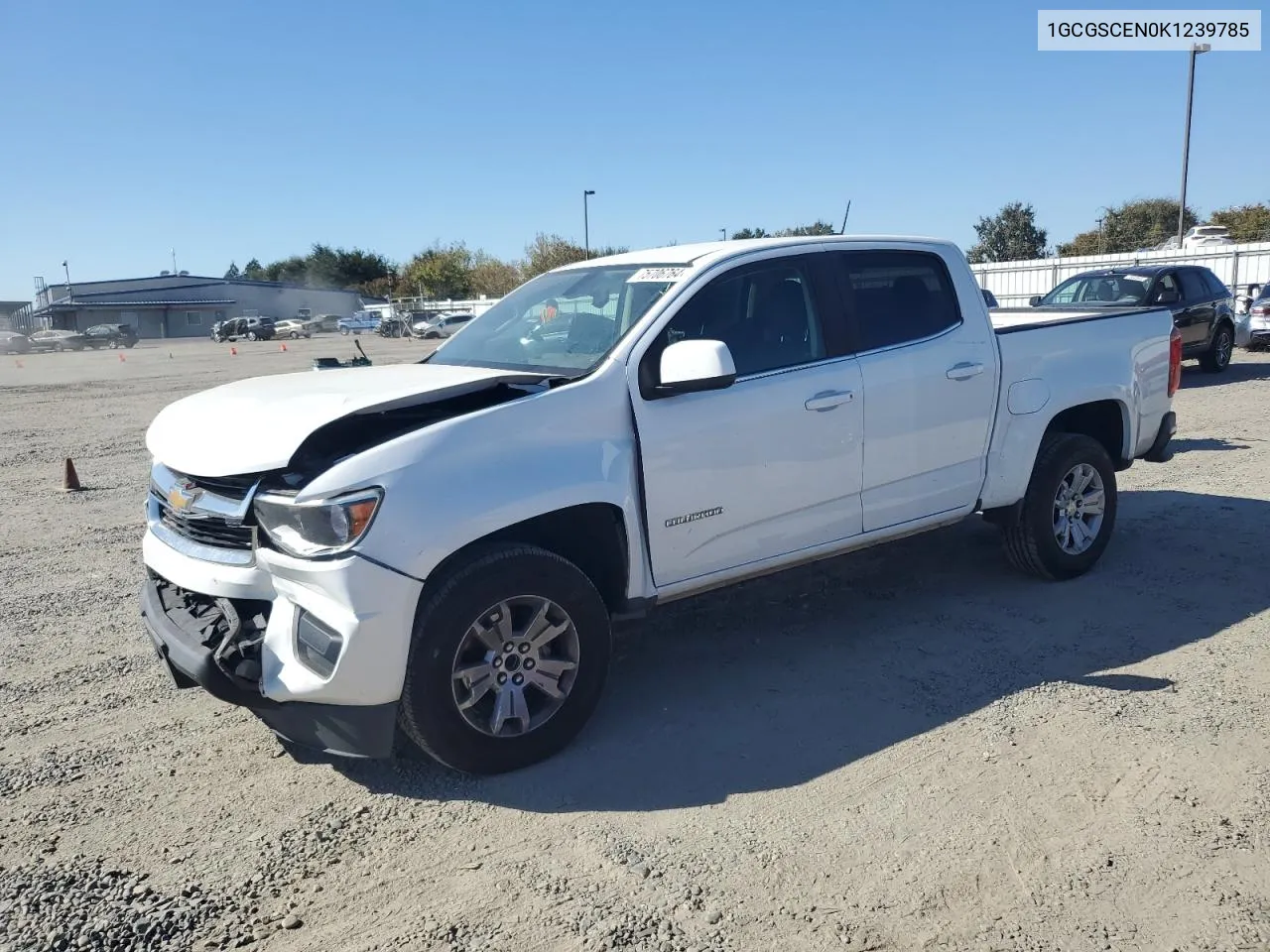 2019 Chevrolet Colorado Lt VIN: 1GCGSCEN0K1239785 Lot: 75706764