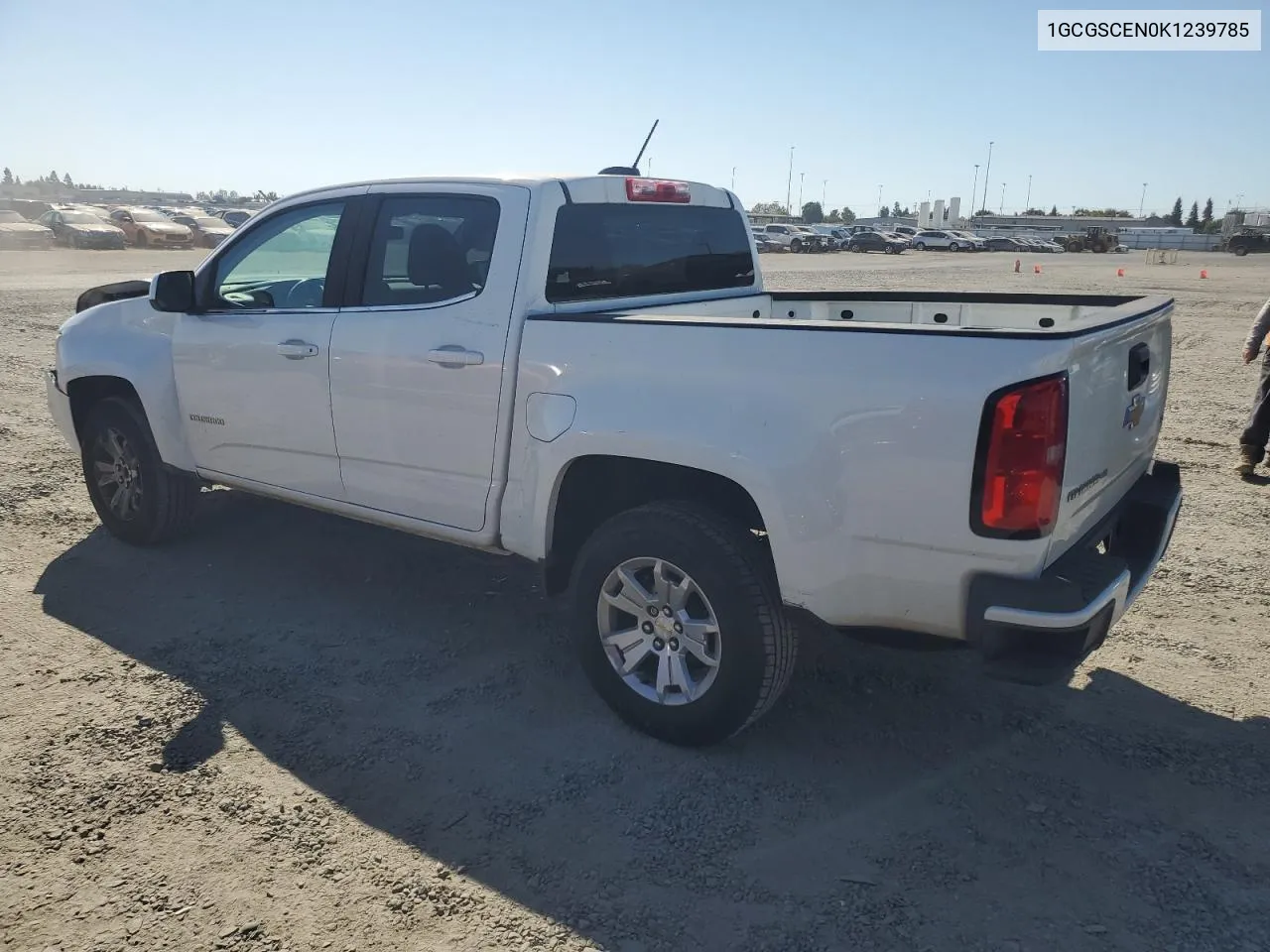 2019 Chevrolet Colorado Lt VIN: 1GCGSCEN0K1239785 Lot: 75706764