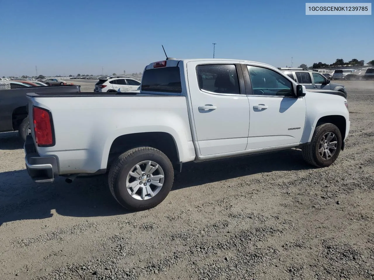 2019 Chevrolet Colorado Lt VIN: 1GCGSCEN0K1239785 Lot: 75706764