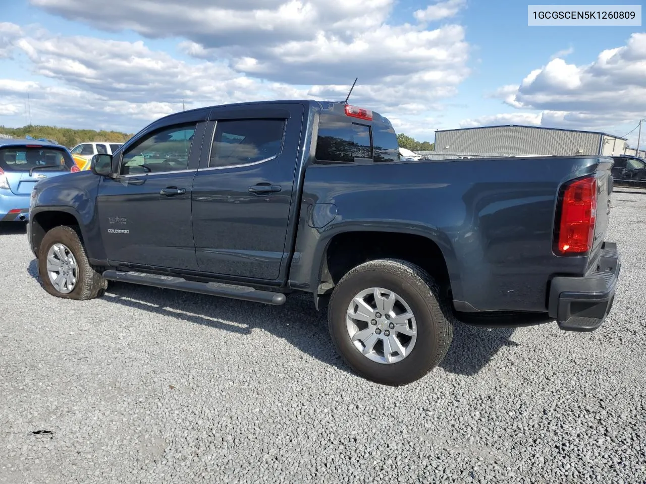 2019 Chevrolet Colorado Lt VIN: 1GCGSCEN5K1260809 Lot: 76180344