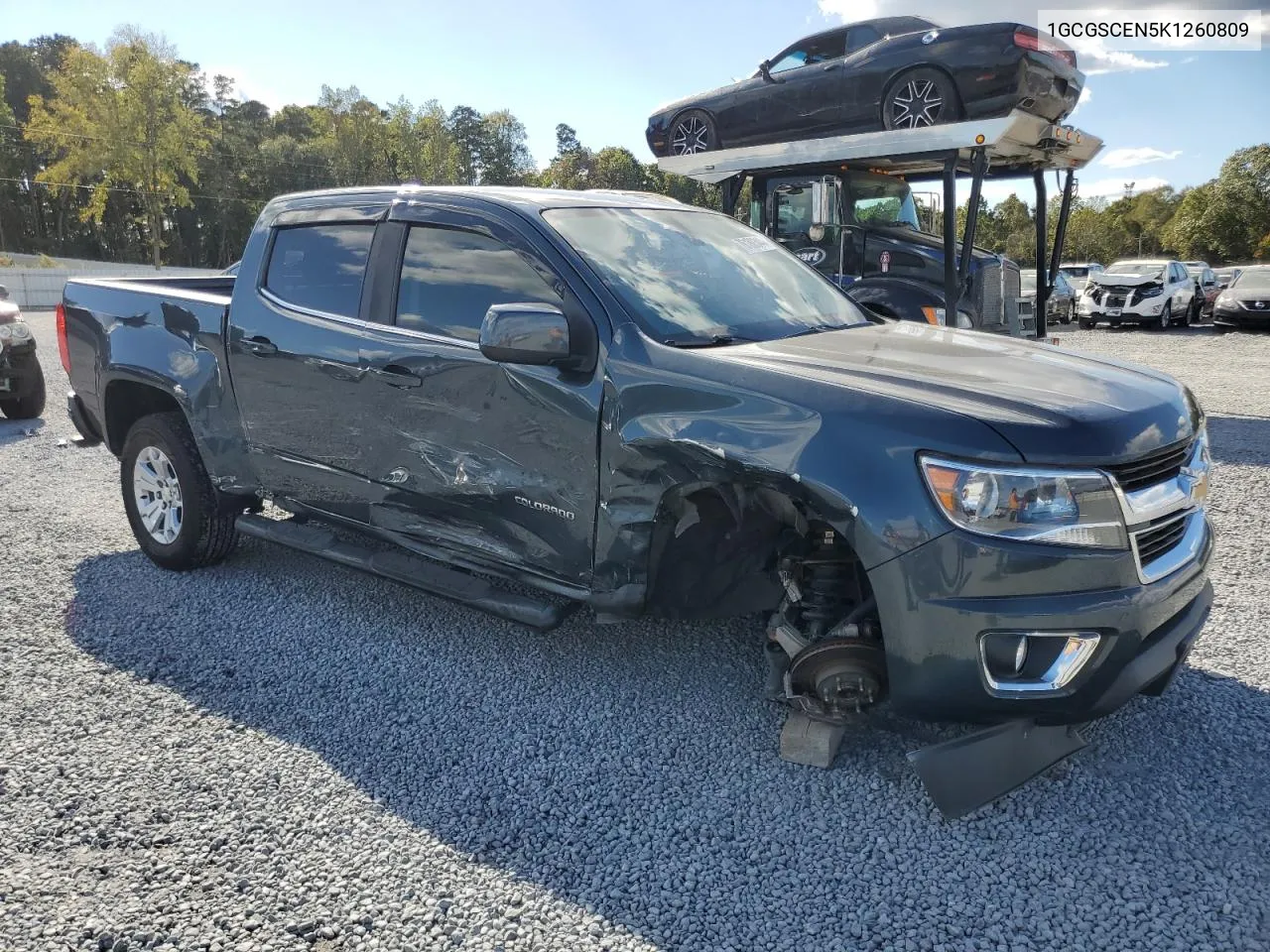 2019 Chevrolet Colorado Lt VIN: 1GCGSCEN5K1260809 Lot: 76180344