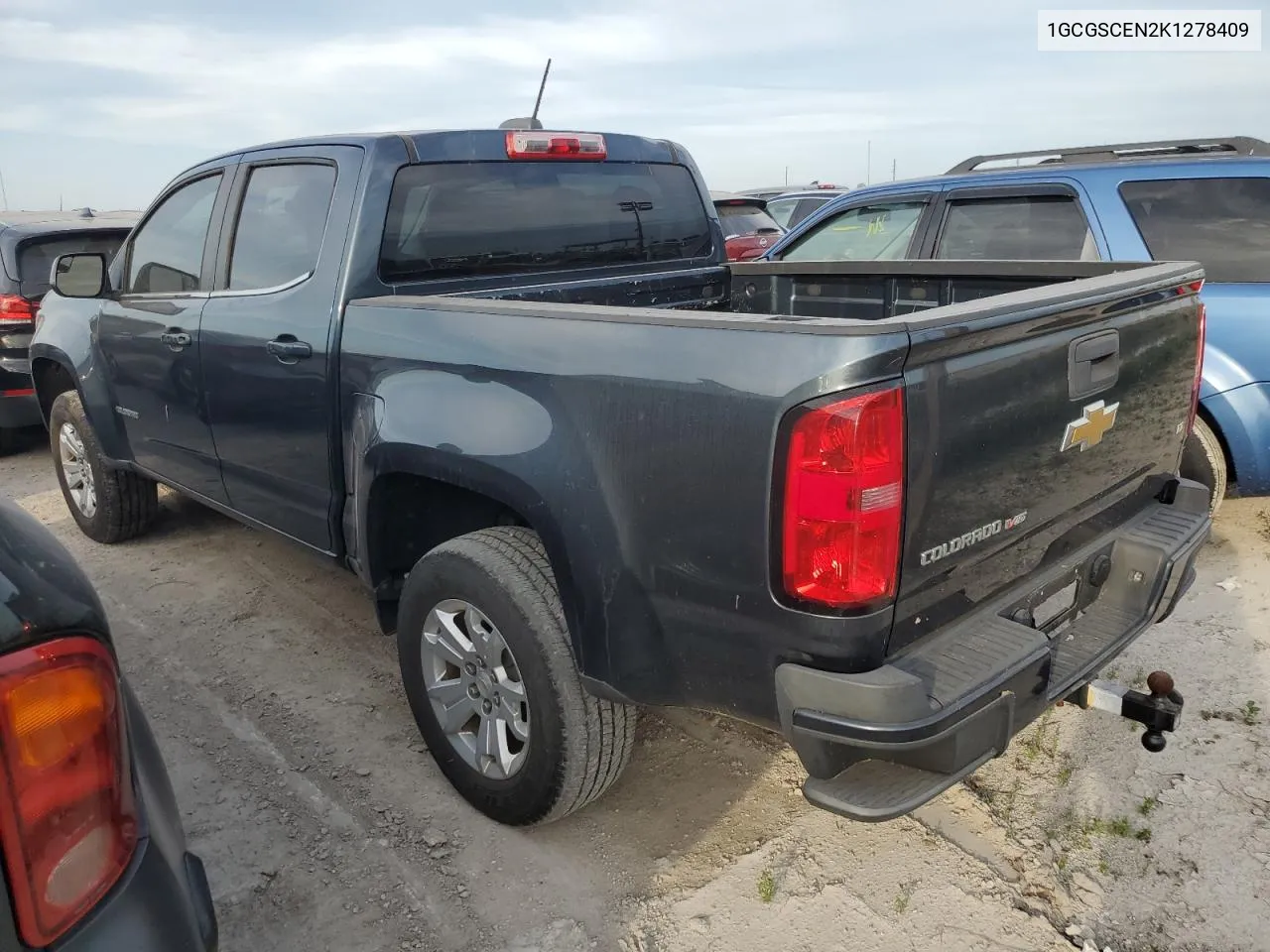 2019 Chevrolet Colorado Lt VIN: 1GCGSCEN2K1278409 Lot: 76200034