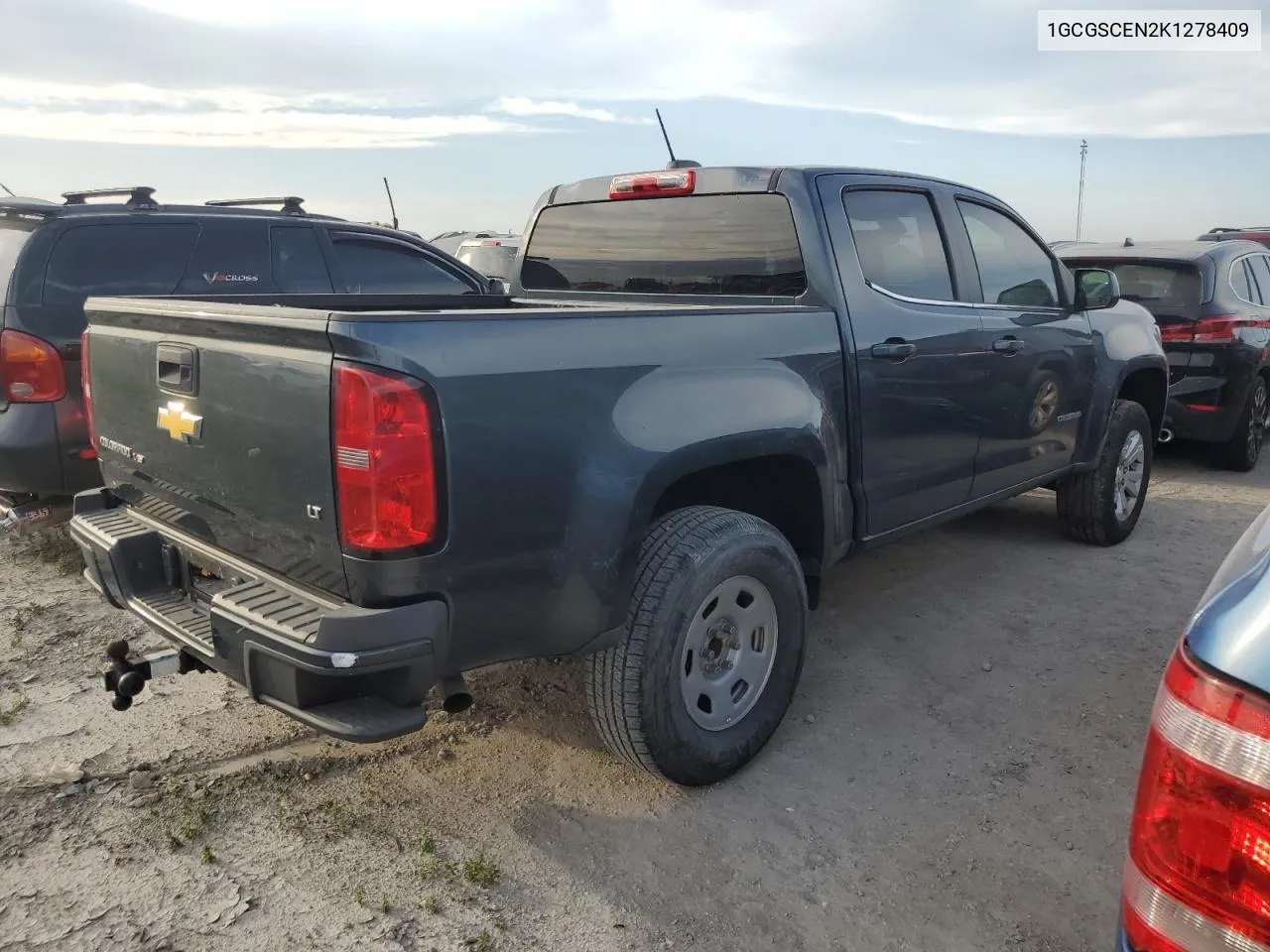 2019 Chevrolet Colorado Lt VIN: 1GCGSCEN2K1278409 Lot: 76200034