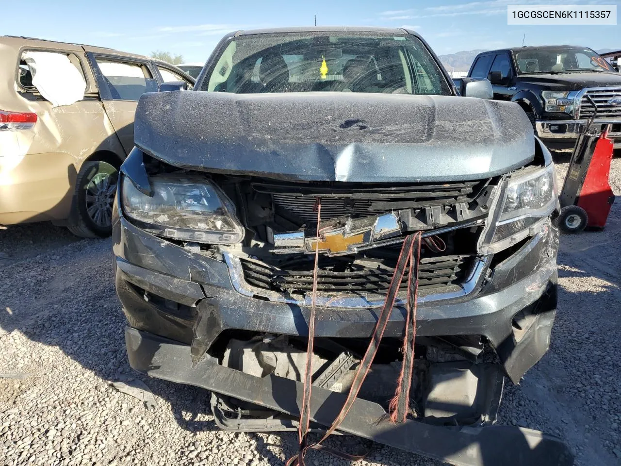 1GCGSCEN6K1115357 2019 Chevrolet Colorado Lt