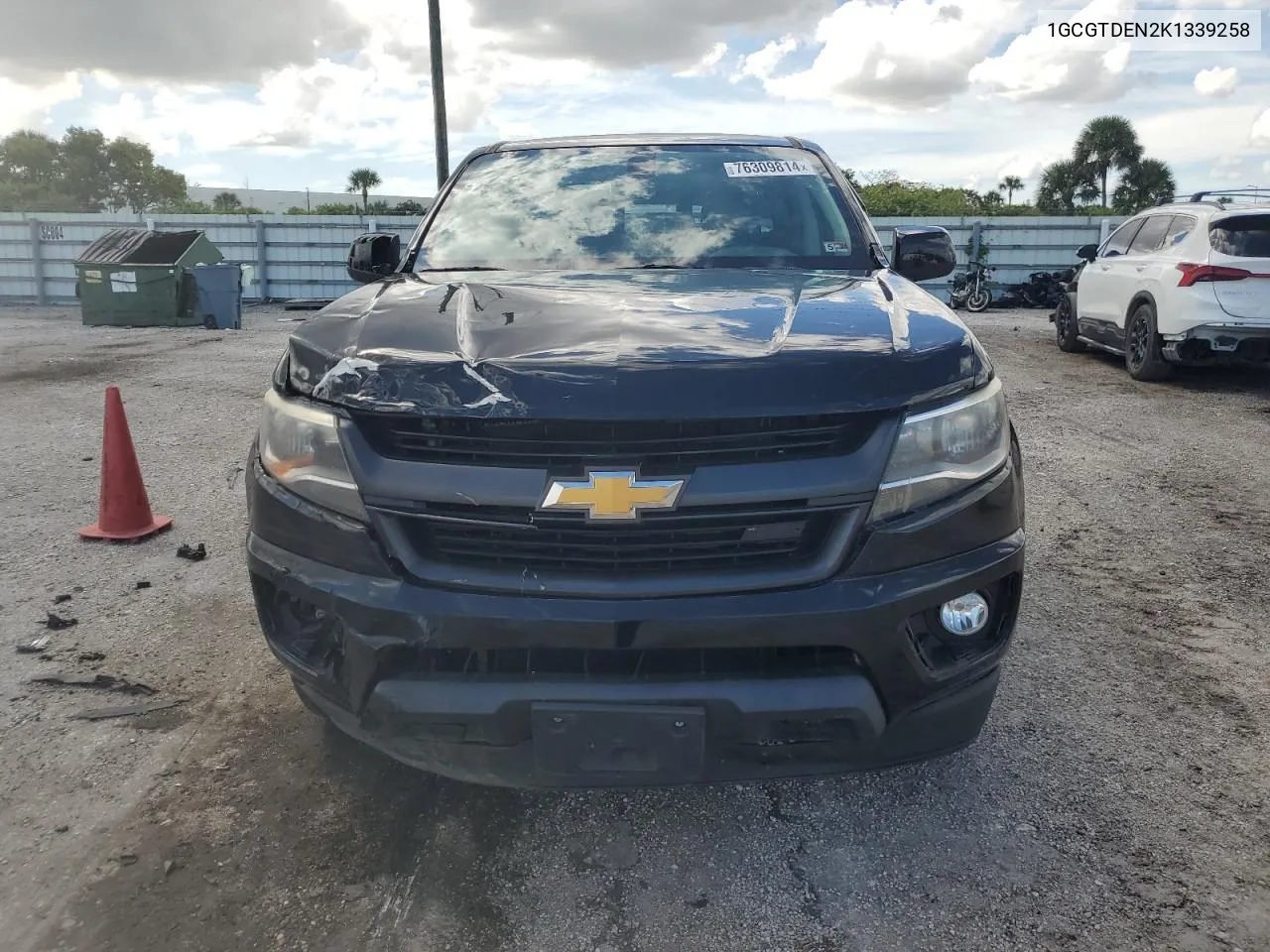 2019 Chevrolet Colorado Z71 VIN: 1GCGTDEN2K1339258 Lot: 76309814