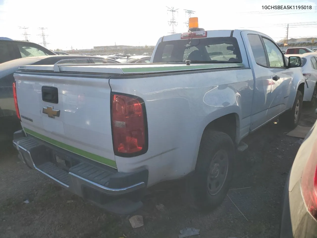 2019 Chevrolet Colorado VIN: 1GCHSBEA5K1195018 Lot: 76504294