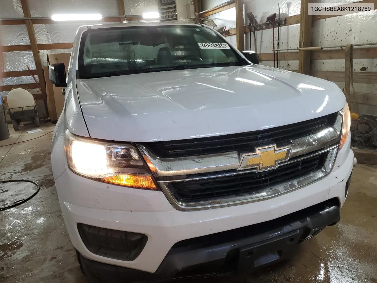 2019 Chevrolet Colorado VIN: 1GCHSBEA8K1218789 Lot: 76504314