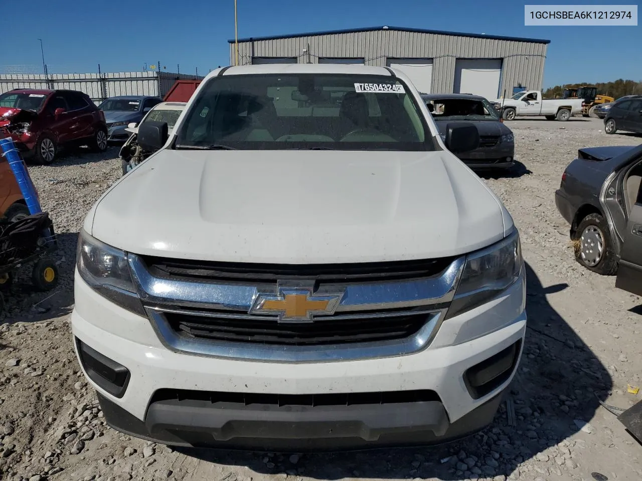 2019 Chevrolet Colorado VIN: 1GCHSBEA6K1212974 Lot: 76504324