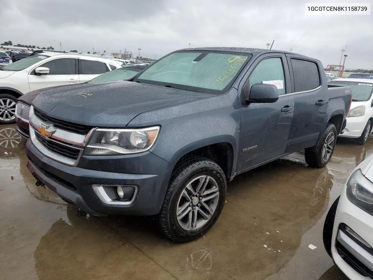 2019 Chevrolet Colorado Lt VIN: 1GCGTCEN8K1158739 Lot: 76638124