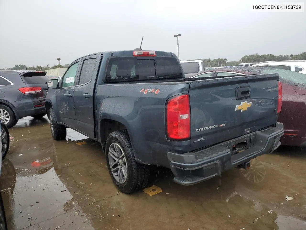 2019 Chevrolet Colorado Lt VIN: 1GCGTCEN8K1158739 Lot: 76638124