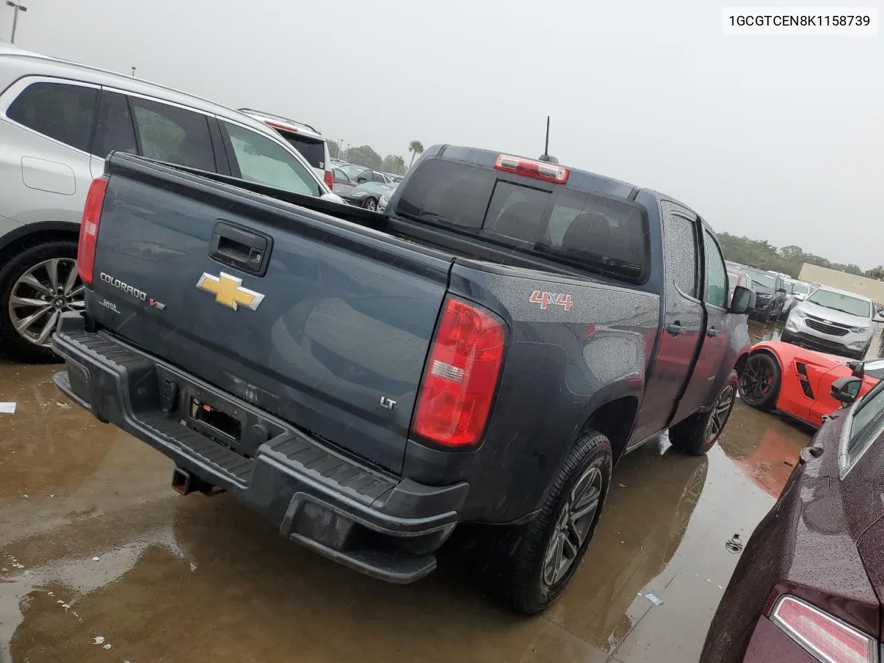 2019 Chevrolet Colorado Lt VIN: 1GCGTCEN8K1158739 Lot: 76638124