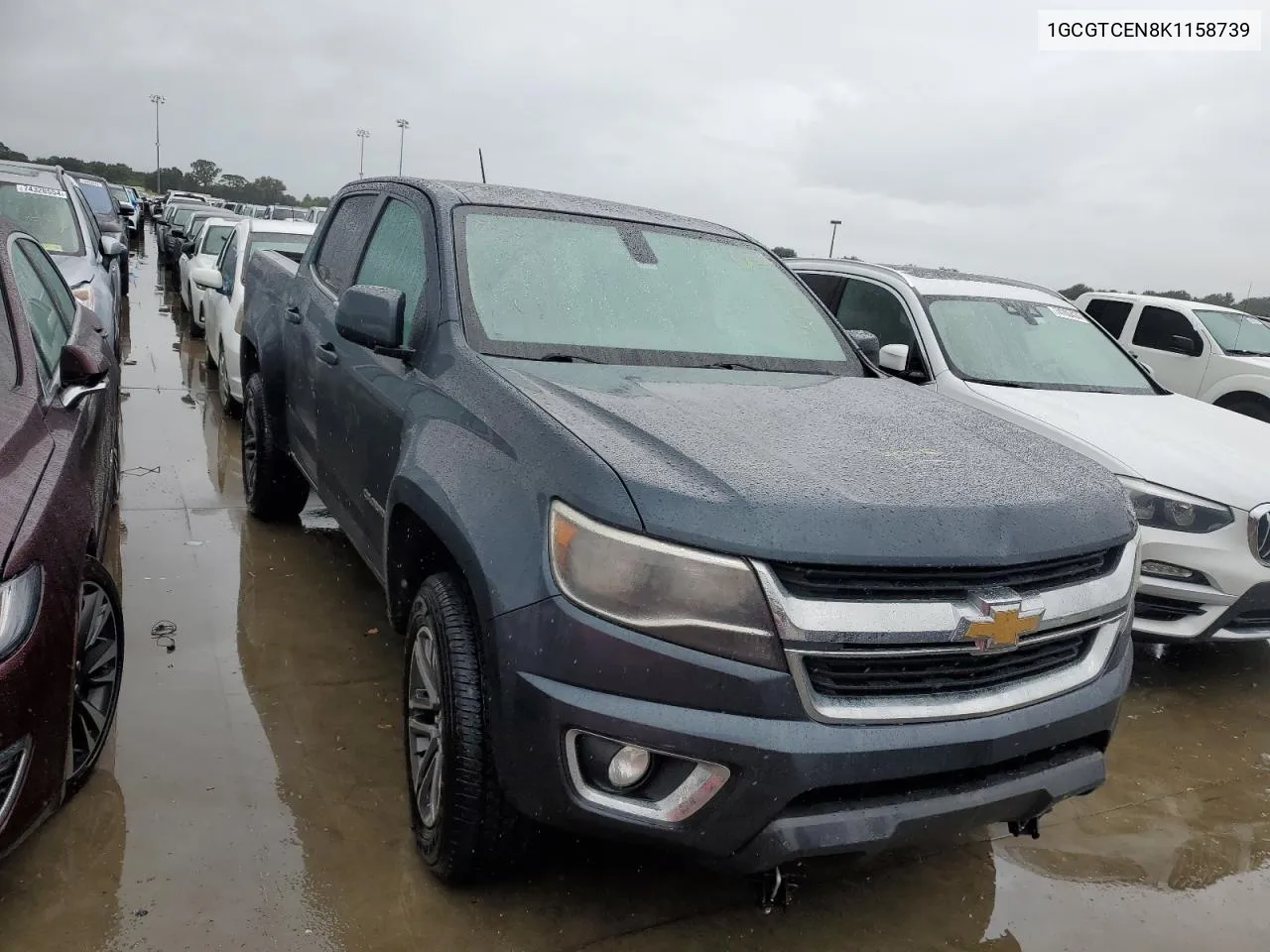 2019 Chevrolet Colorado Lt VIN: 1GCGTCEN8K1158739 Lot: 76638124