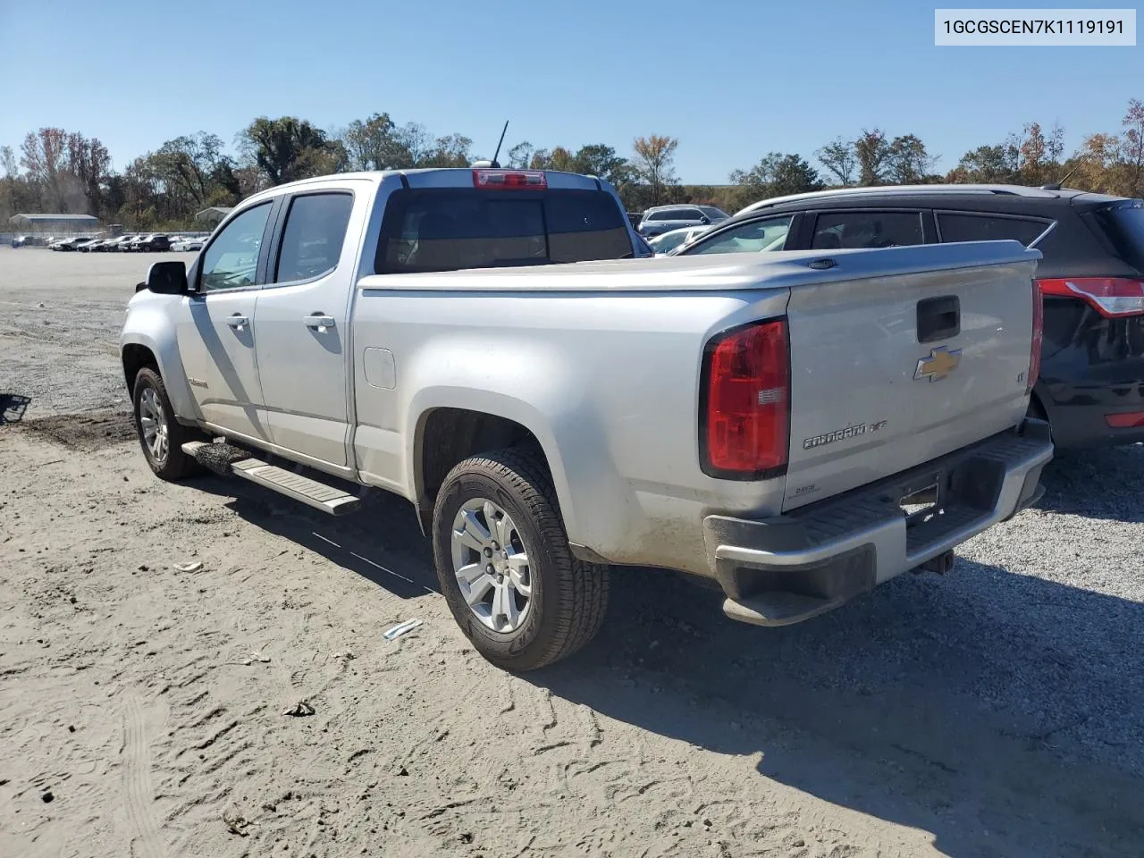 2019 Chevrolet Colorado Lt VIN: 1GCGSCEN7K1119191 Lot: 76653644