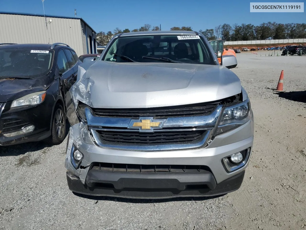 2019 Chevrolet Colorado Lt VIN: 1GCGSCEN7K1119191 Lot: 76653644