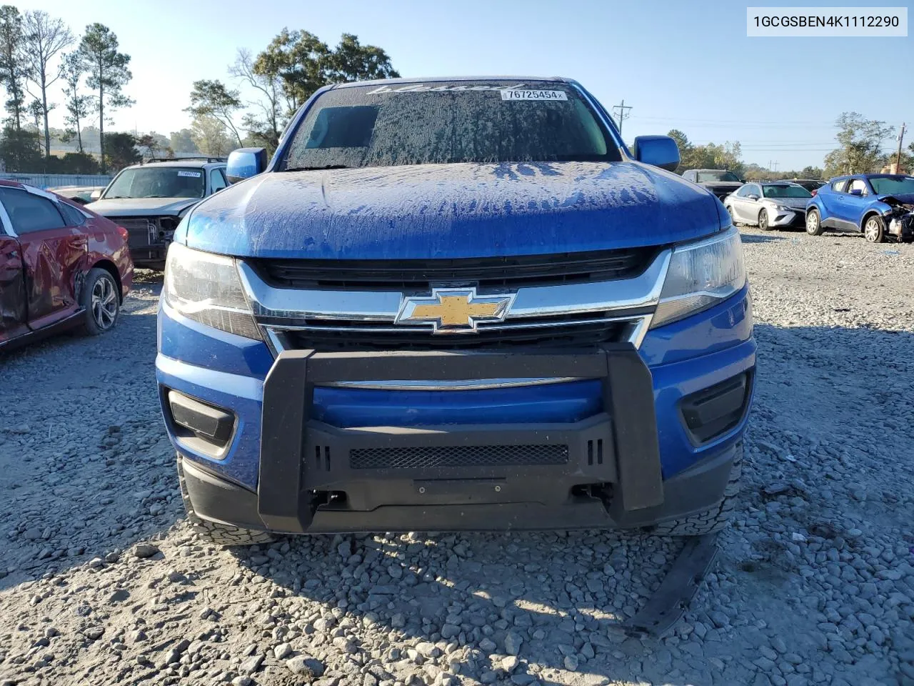 2019 Chevrolet Colorado VIN: 1GCGSBEN4K1112290 Lot: 76725454