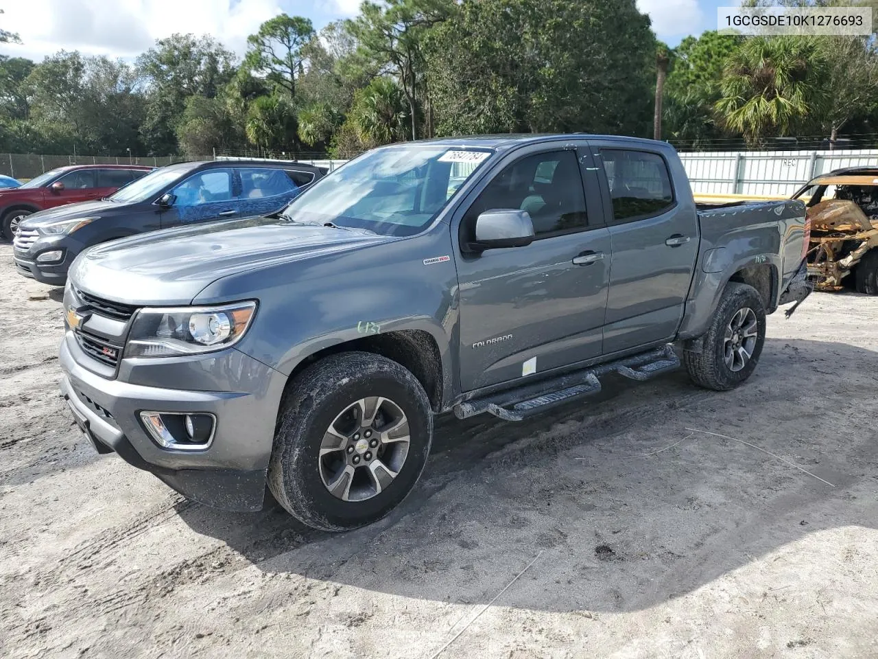 2019 Chevrolet Colorado Z71 VIN: 1GCGSDE10K1276693 Lot: 76847784