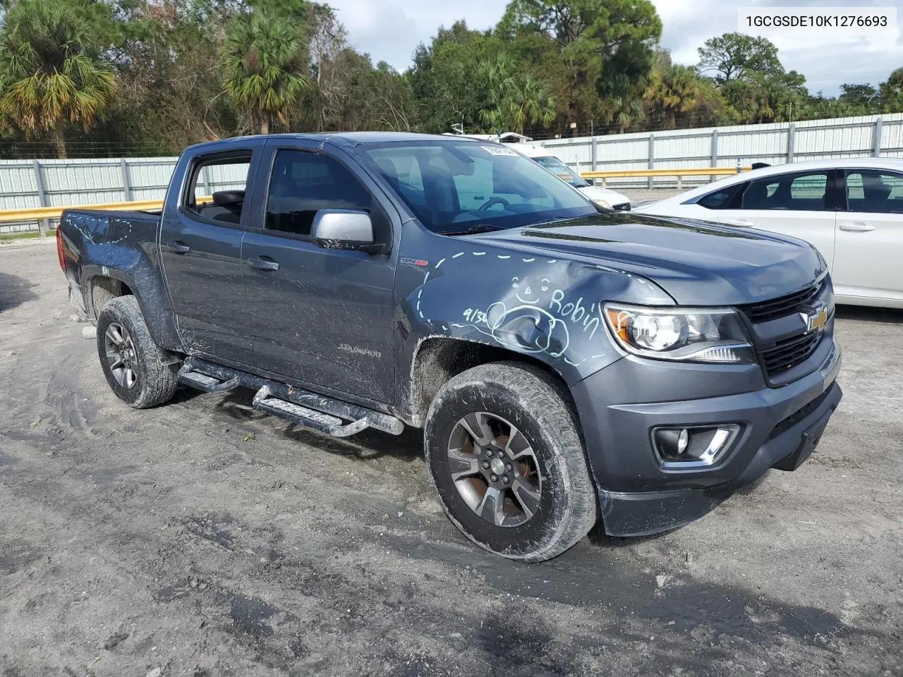 2019 Chevrolet Colorado Z71 VIN: 1GCGSDE10K1276693 Lot: 76847784