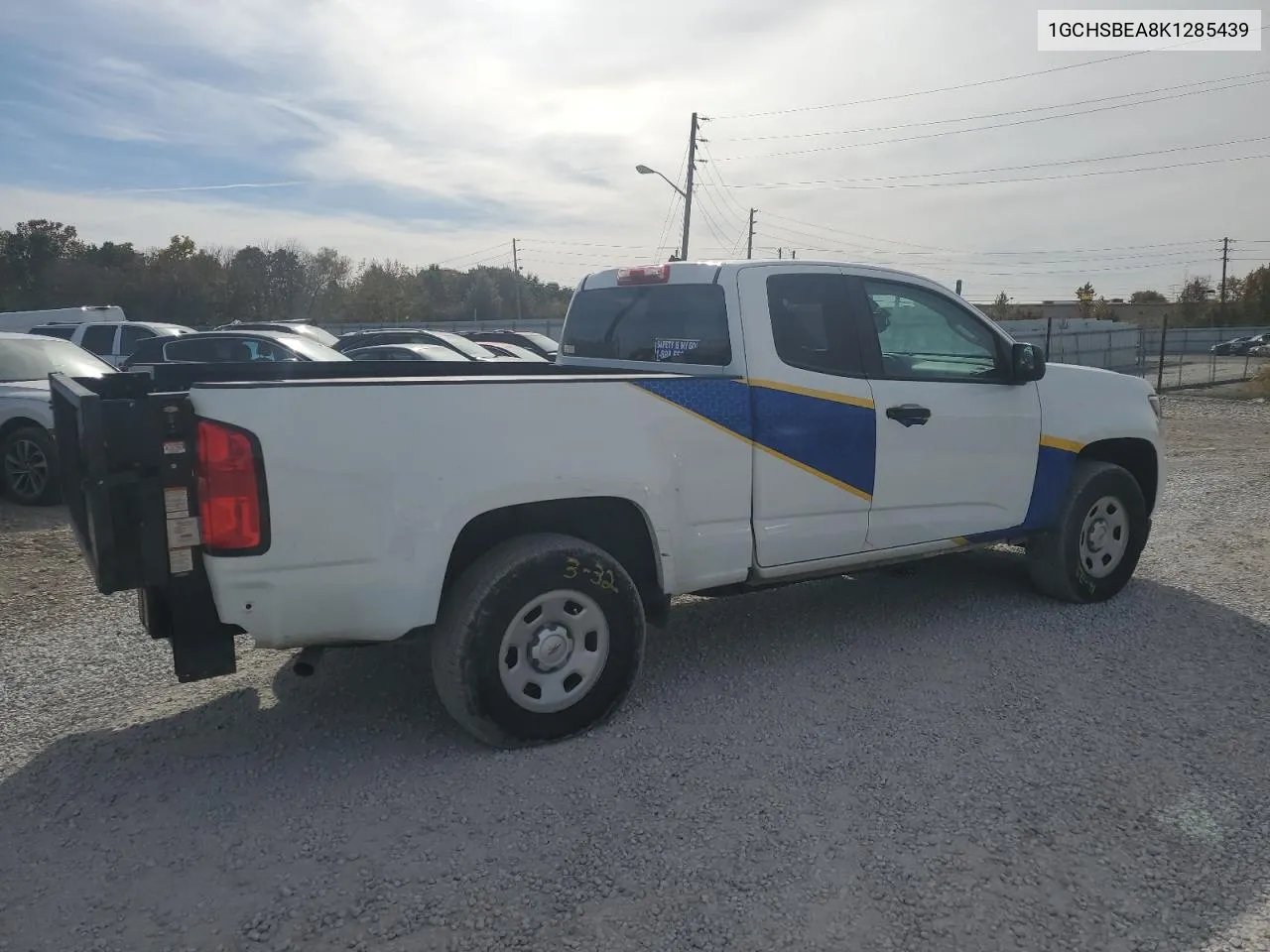 2019 Chevrolet Colorado VIN: 1GCHSBEA8K1285439 Lot: 77169874