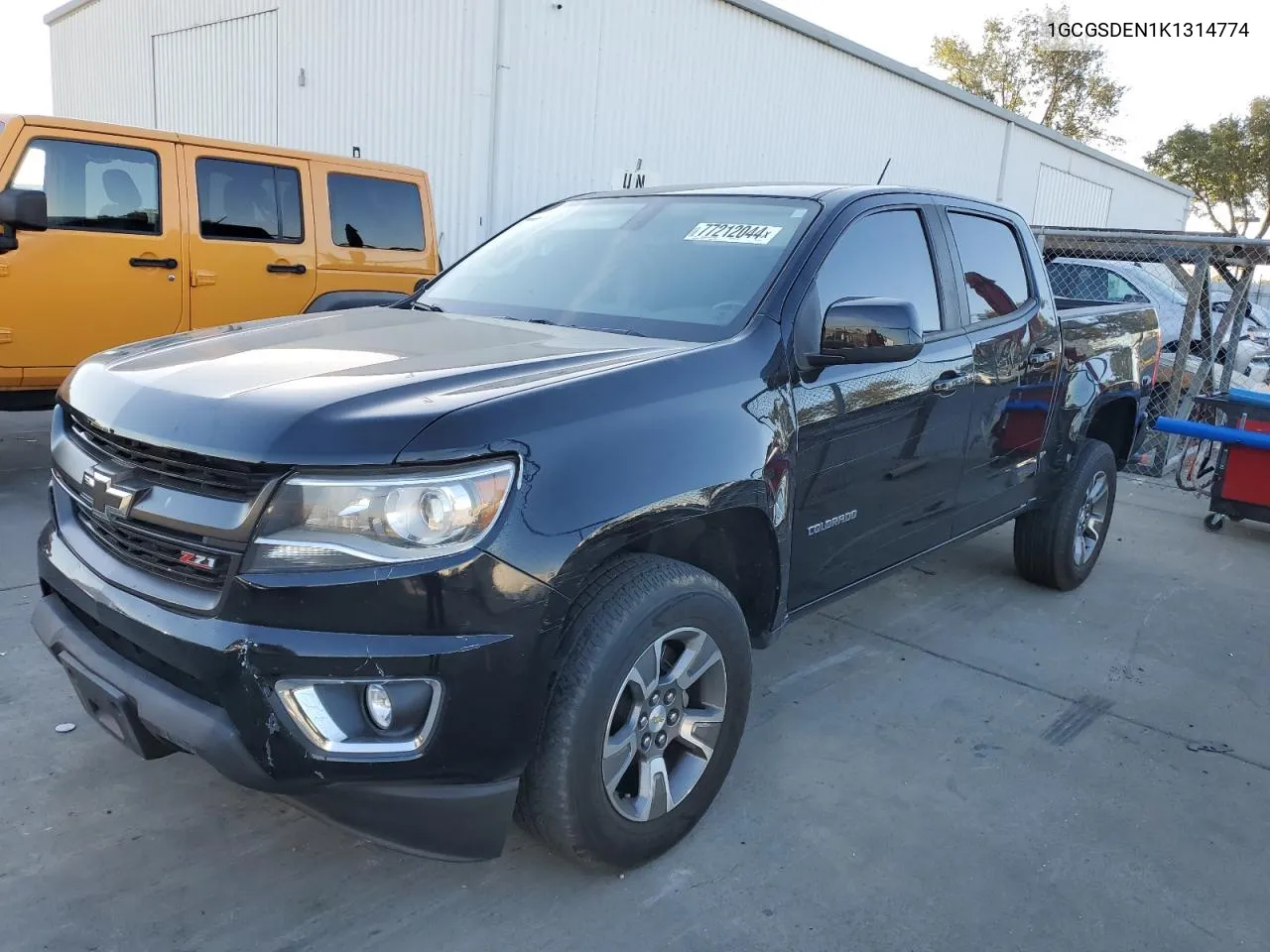 2019 Chevrolet Colorado Z71 VIN: 1GCGSDEN1K1314774 Lot: 77212044