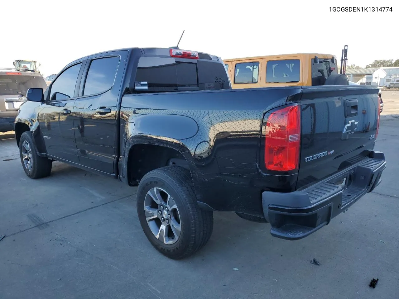 2019 Chevrolet Colorado Z71 VIN: 1GCGSDEN1K1314774 Lot: 77212044