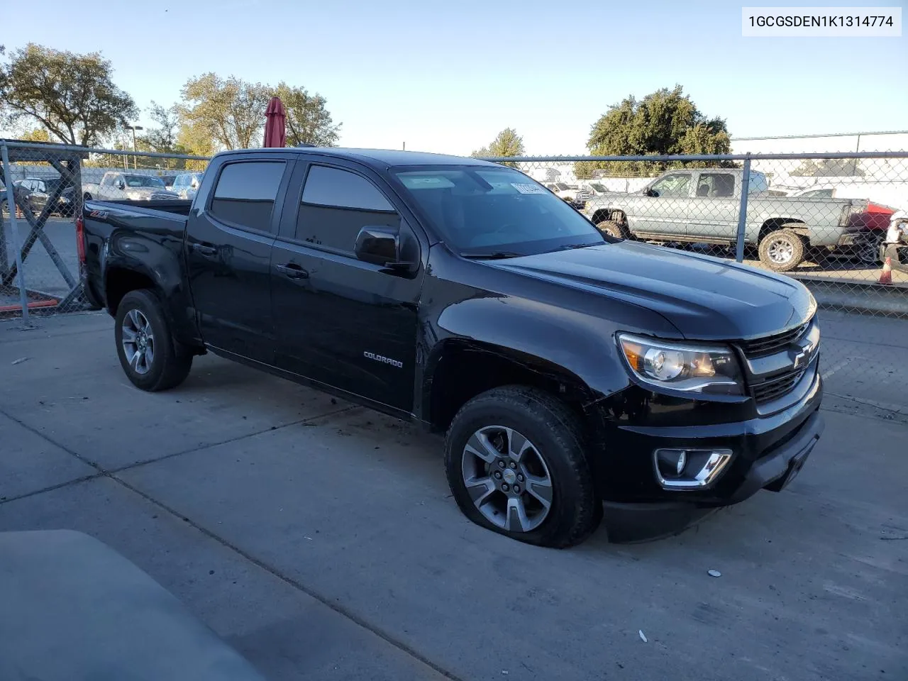 2019 Chevrolet Colorado Z71 VIN: 1GCGSDEN1K1314774 Lot: 77212044